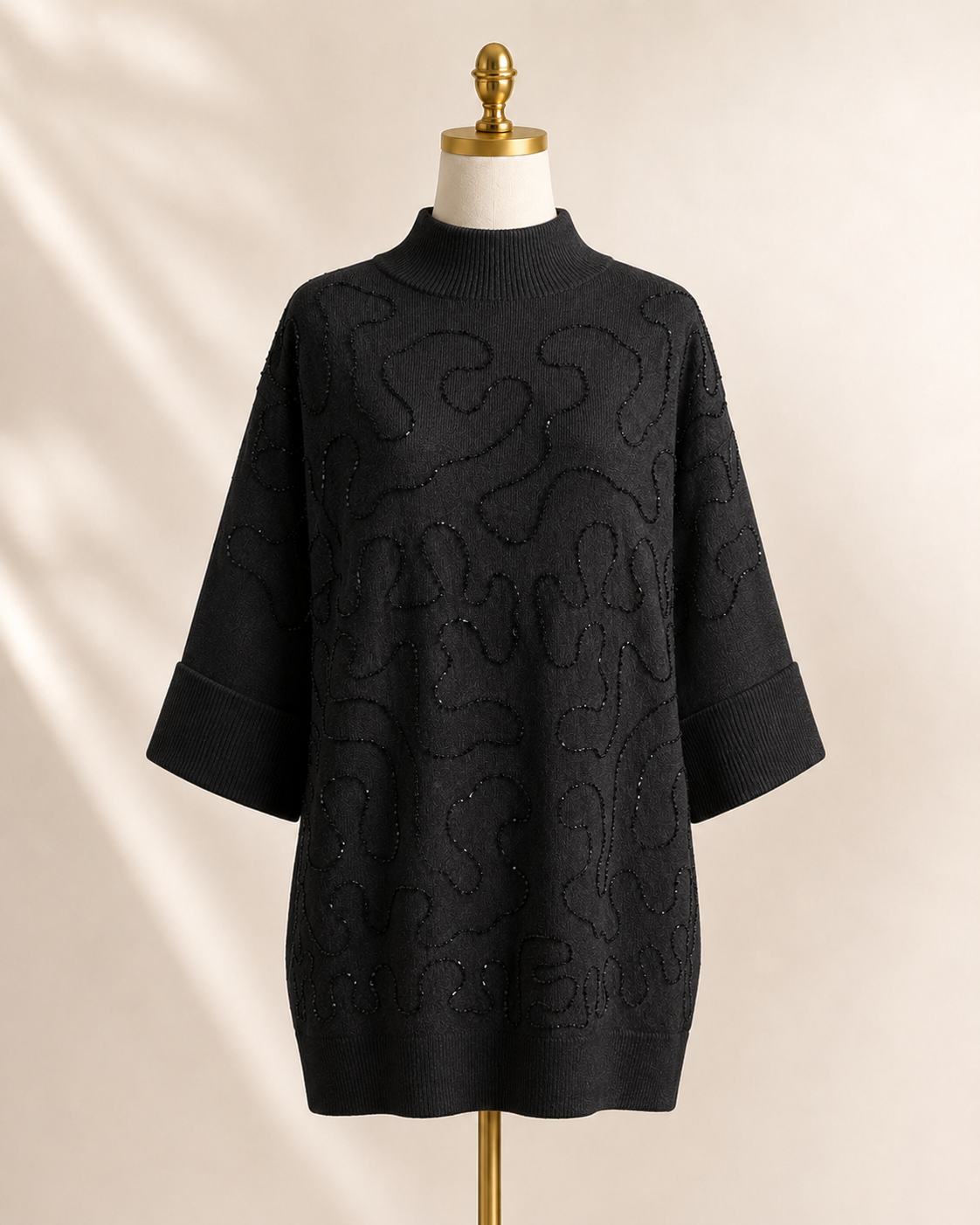 Pull Noir Élégance