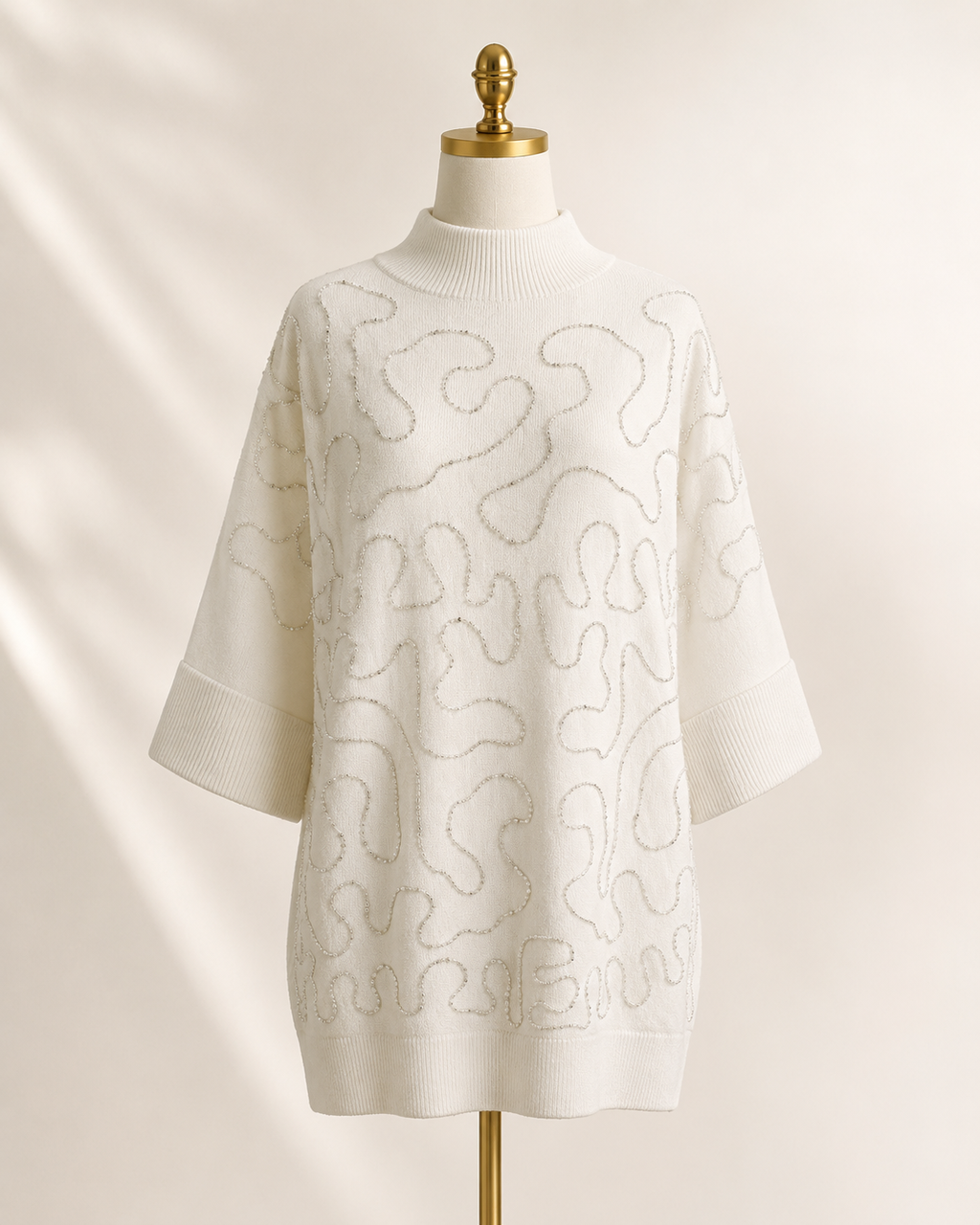 Pull long Éclat Ivoire