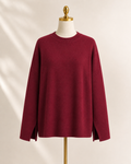 Pull bordeaux — Maille douce